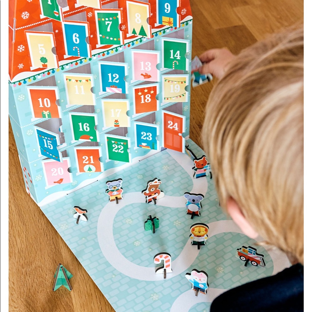 Petit Collage Christmas Pop Out Advent Calender - Picture 2 of 7